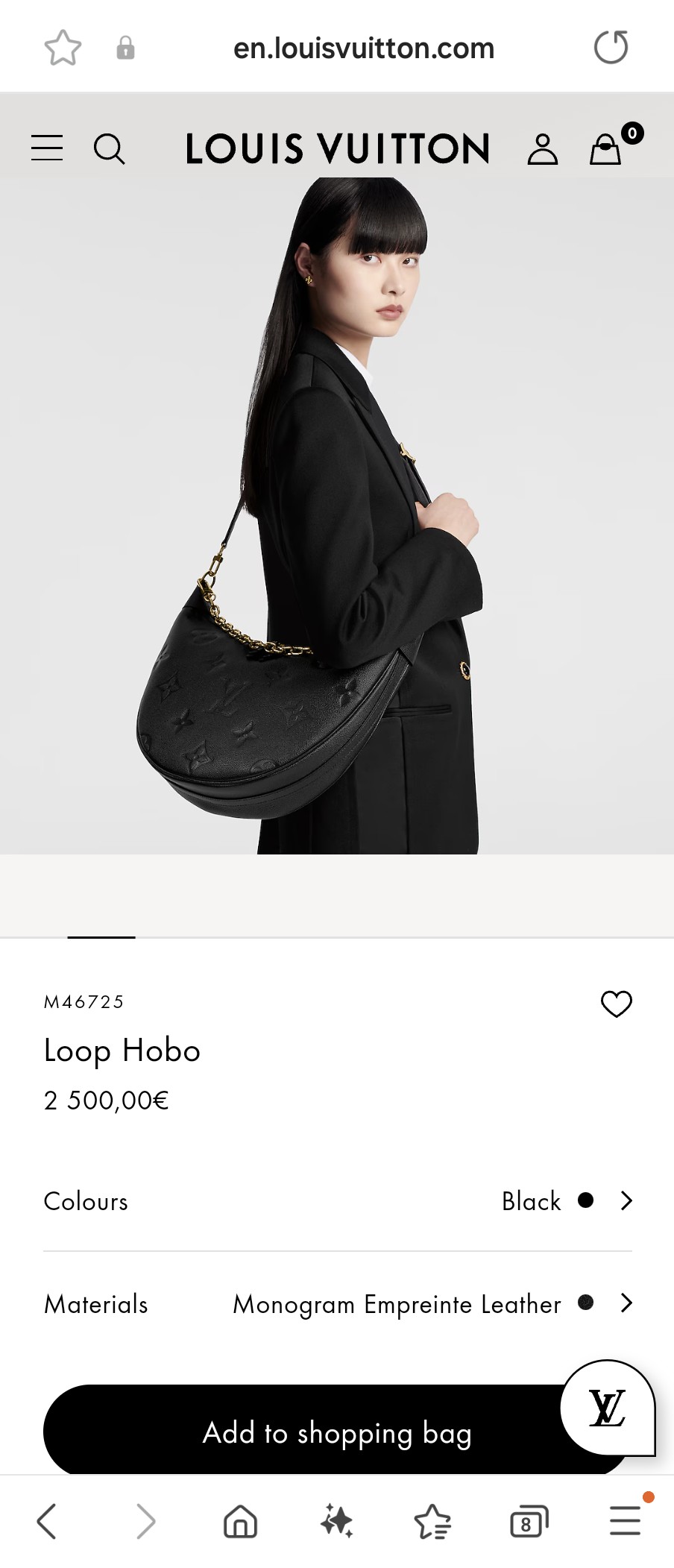 루이비통 M46725 루프 호보
