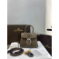 Delvaux Brillant Mini Surpiqué 그레인 송아지 가죽 그리 에투프