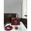Delvaux Brillant Mini Surpiqué 그레인 송아지 가죽 보르도