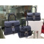 Delvaux Brillant Mini Surpiqué 그레인 송아지 가죽 네이비