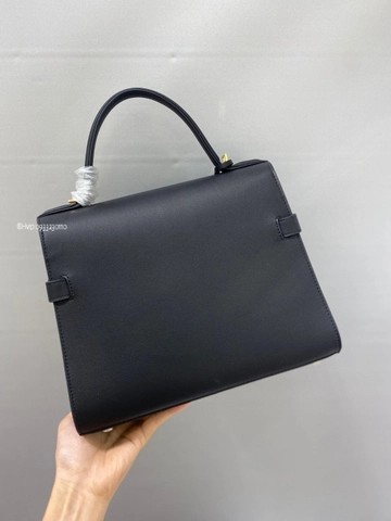 Delvaux Tempête MM, 실키 송아지 가죽 AA0611BQS099ZDO 블랙 GHW
