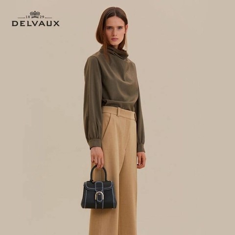 Delvaux Brillant PM 플라이휠 2021 블랙