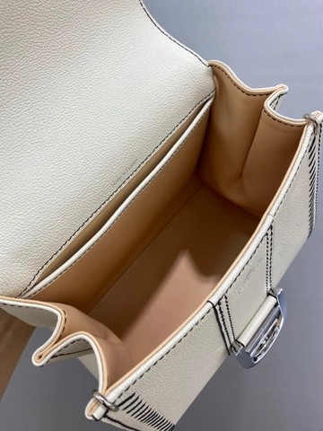 Delvaux Brillant PM 플라이휠 2021 화이트