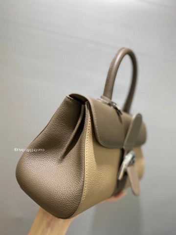 델보 브릴랑 MM 로데오 송아지 가죽 투톤(가로형)