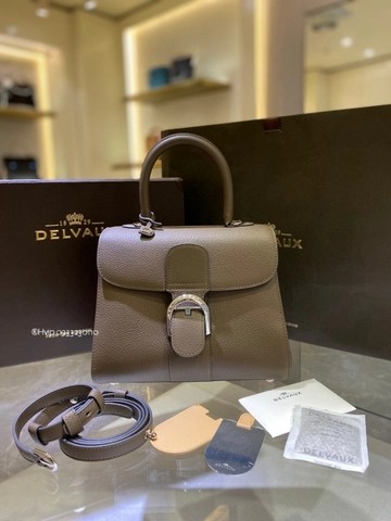 Delvaux Brillant MM 로데오 송아지 가죽 투르테렐