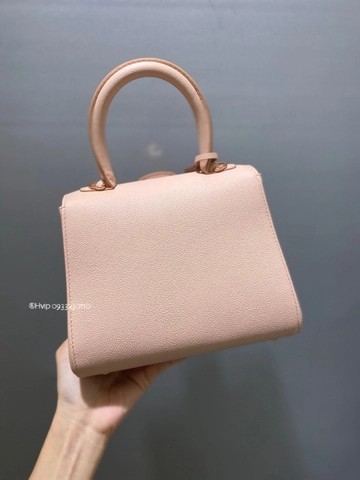 Delvaux Brillant 미니 로데오 송아지 가죽 핑크
