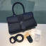 Delvaux Brillant MM 로데오 송아지 가죽 네이비 블(가로형)