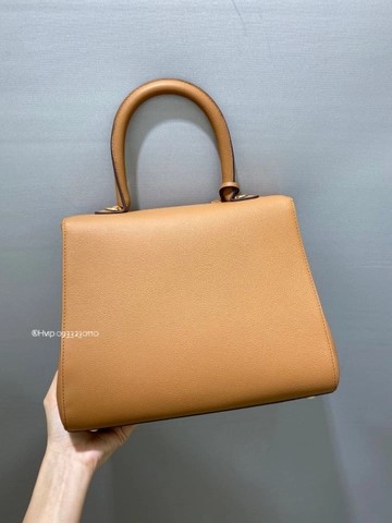Delvaux Brillant MM 로데오 송아지 가죽 베지탈 - 아이보리