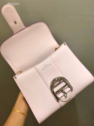 Delvaux Brillant MINI 박스 카프 핑크