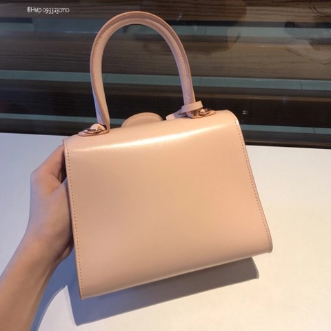 Delvaux Brillant MINI 박스 카프 로즈