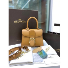 Delvaux Brillant MINI 박스 카프 베이지