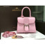 Delvaux Brillant MINI 박스 카프 핑크