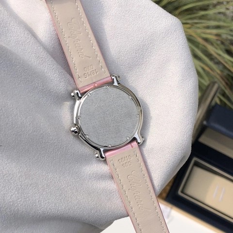 쇼파드 해피 스포츠 화이트/가죽 36mm 278475-3004