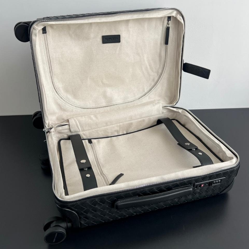 Bottega Veneta Odyssey 인트레치아토 캐빈 수트케이스 851376 55x35x2cm