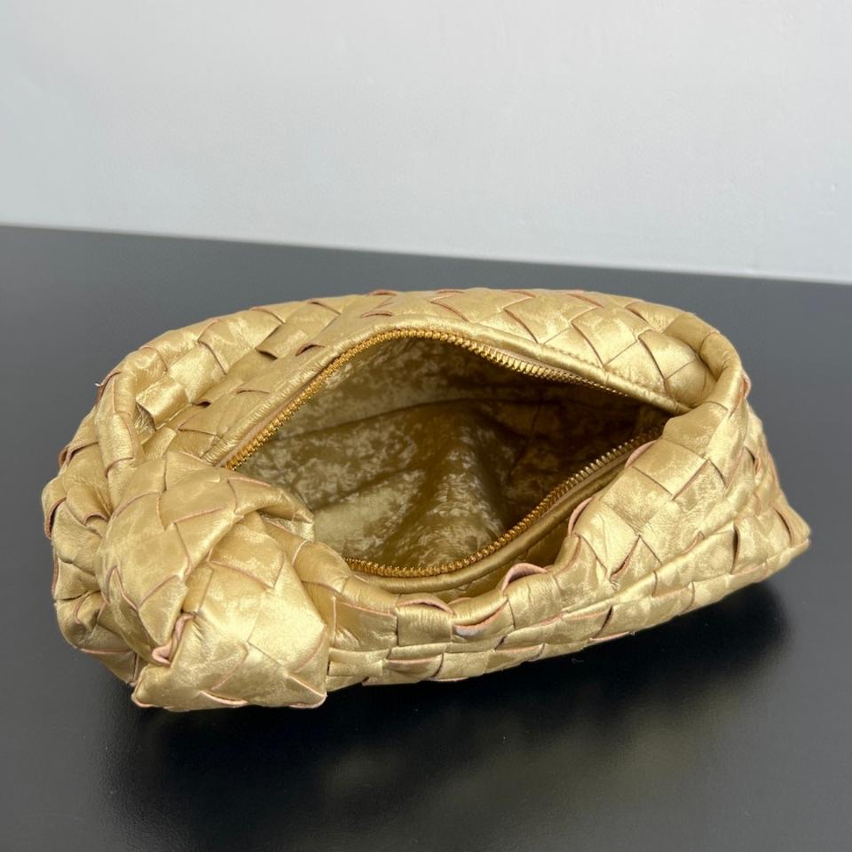 보테가 베네타 미니 조디 골드 651876V5 23x28x8cm