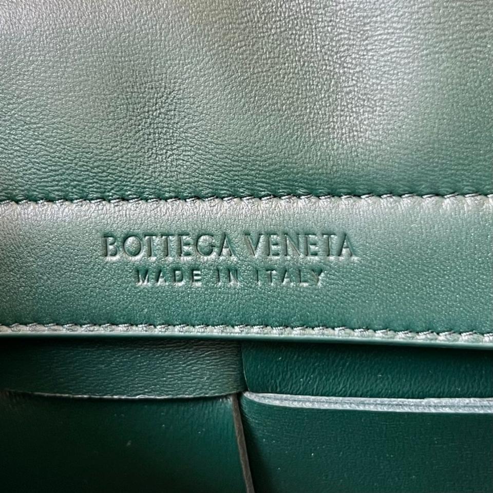 보테가 베네타 미니 이스트-웨스트 아르코 토트백 그린  776778  11*22*5.5cm