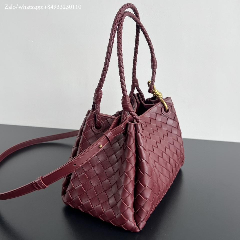 보테가 베네타 미디엄 파라슈트 레드 835921 29.5x17.5x18.5cm