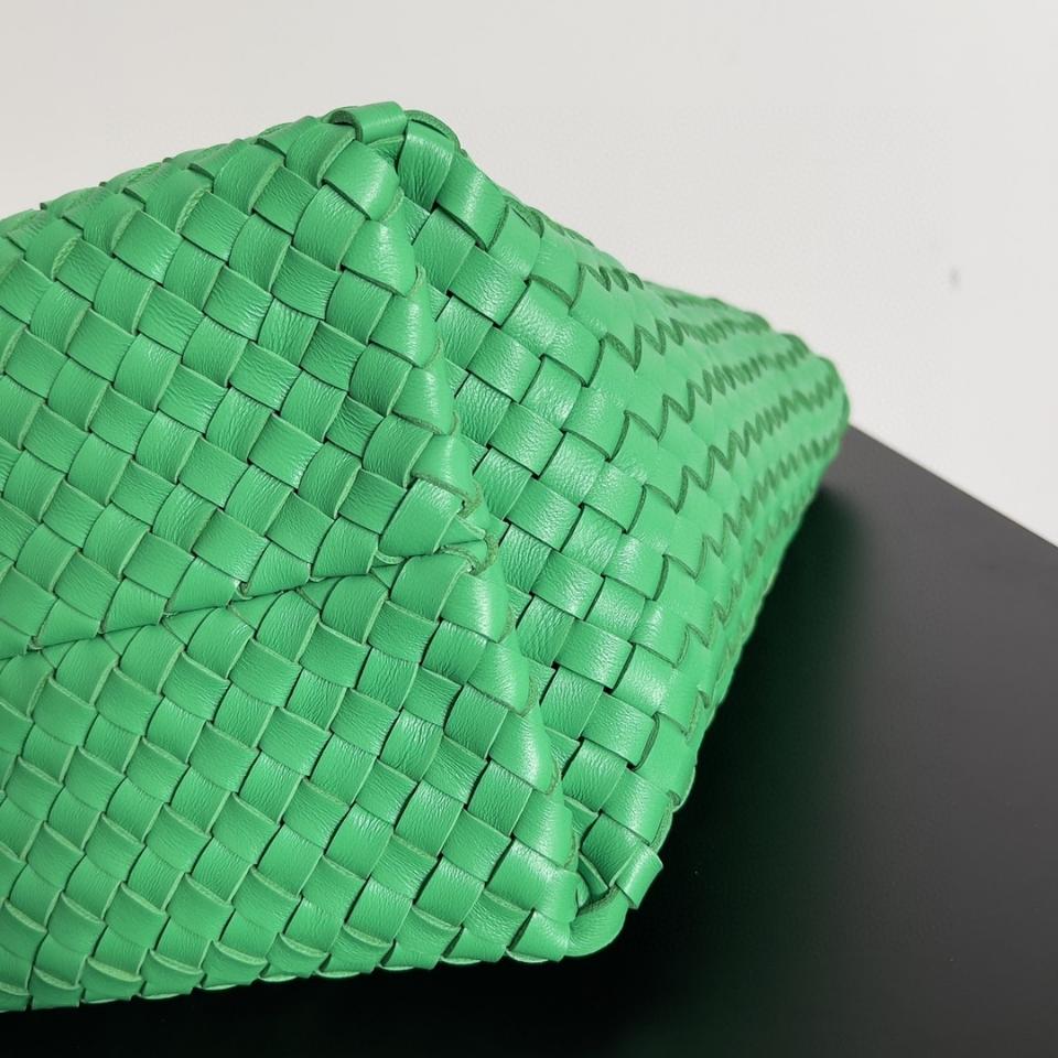보테가베네타 미디엄 까바트 그린티 608810 40x28x16cm