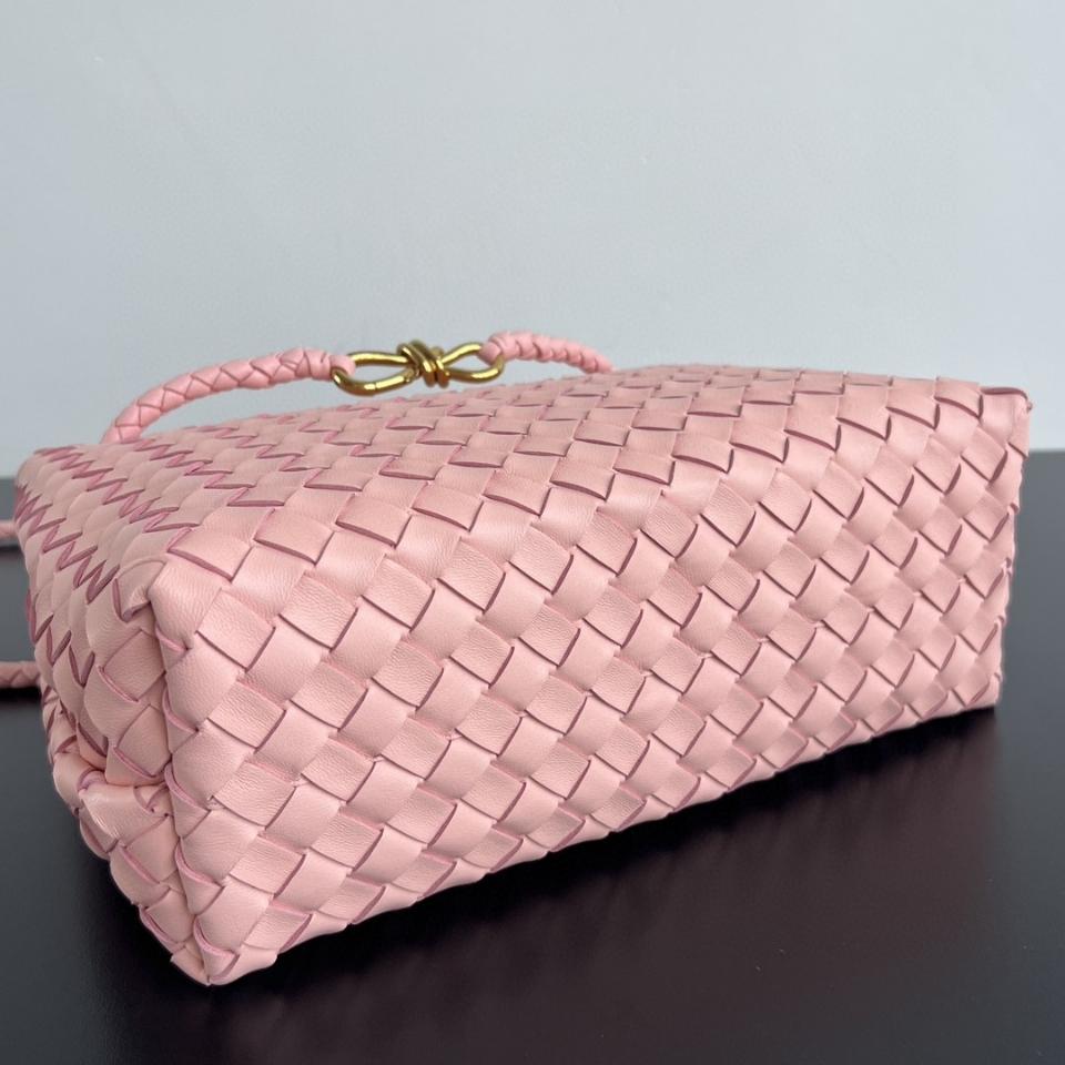 BOTTEGA VENETA 미디엄 안디아모 핑크 743572 32x25x11cm