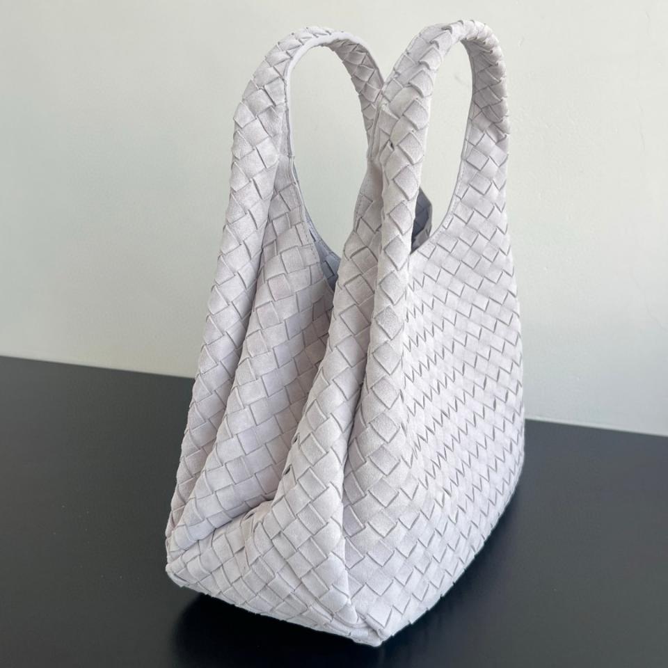 보테가 베네타 라지 캄파나 스웨이드 핑크 844250V4 39x25x18.5cm