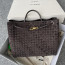 보테가베네타 라지 안디아모 퐁당 스웨이드 743575 45*22*34 cm