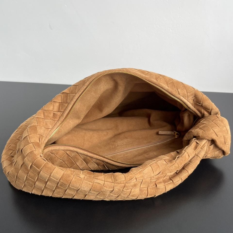 보테가 베네타 조디 베이지 스웨이드 600261 48x40x16cm