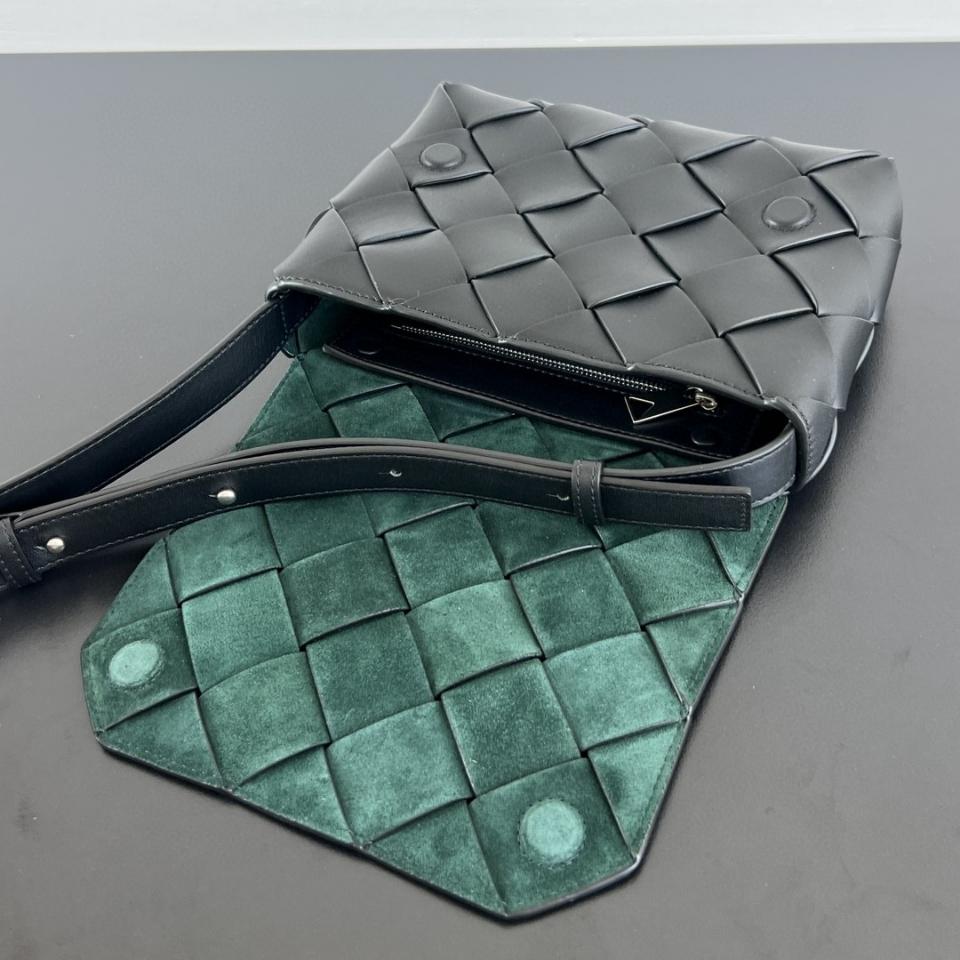보테가베네타 디아고 블랙 스무스 795637 22.5x16.5x5.5cm
