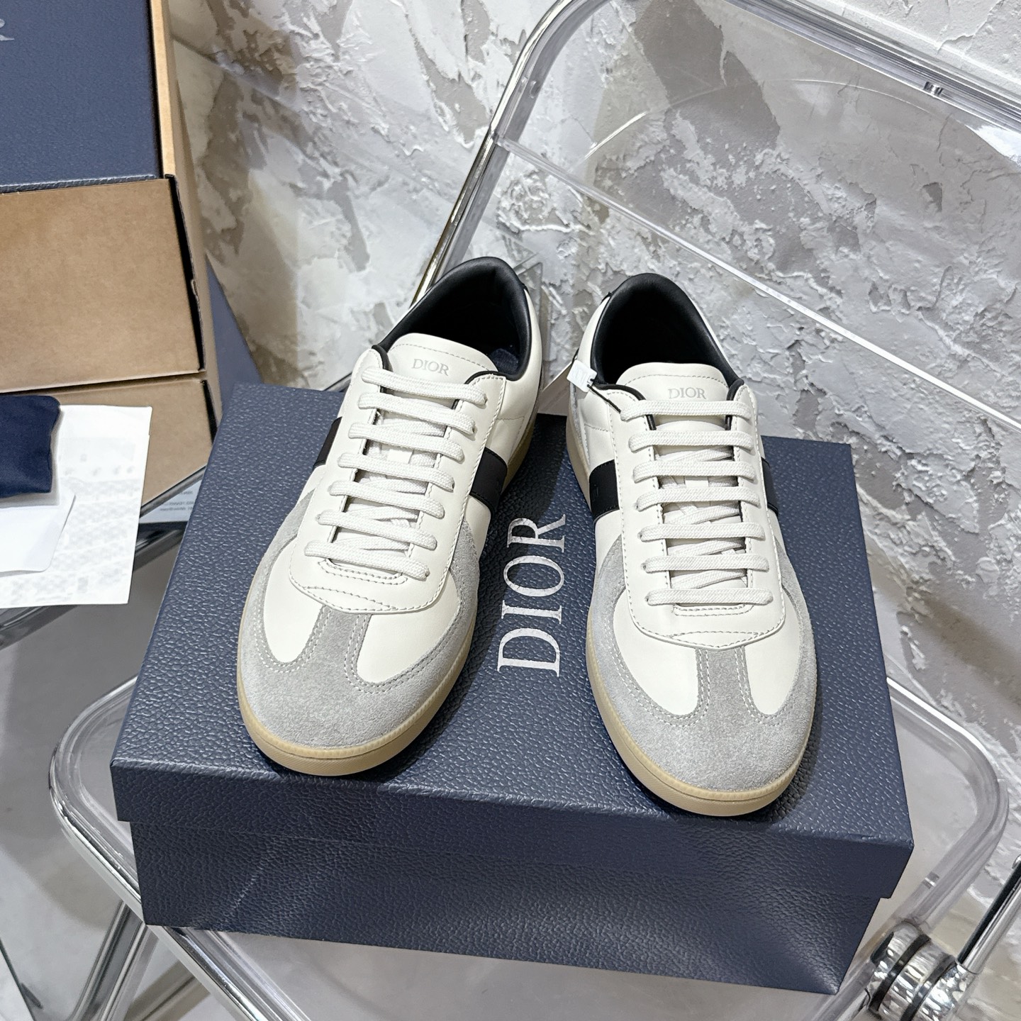 디올 B01 남성 빈티지 독일군 스니커즈