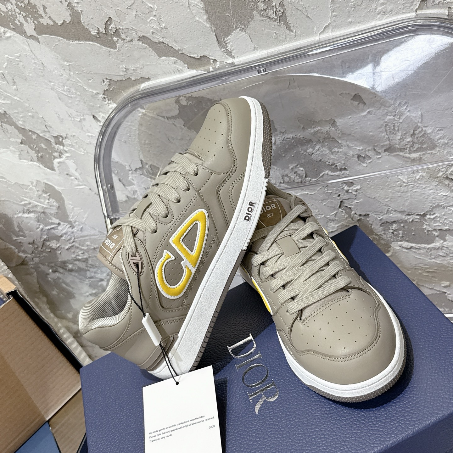 2025년 한정판 Dior x 카브스(KAWS) 콜라보 B57 스니커즈