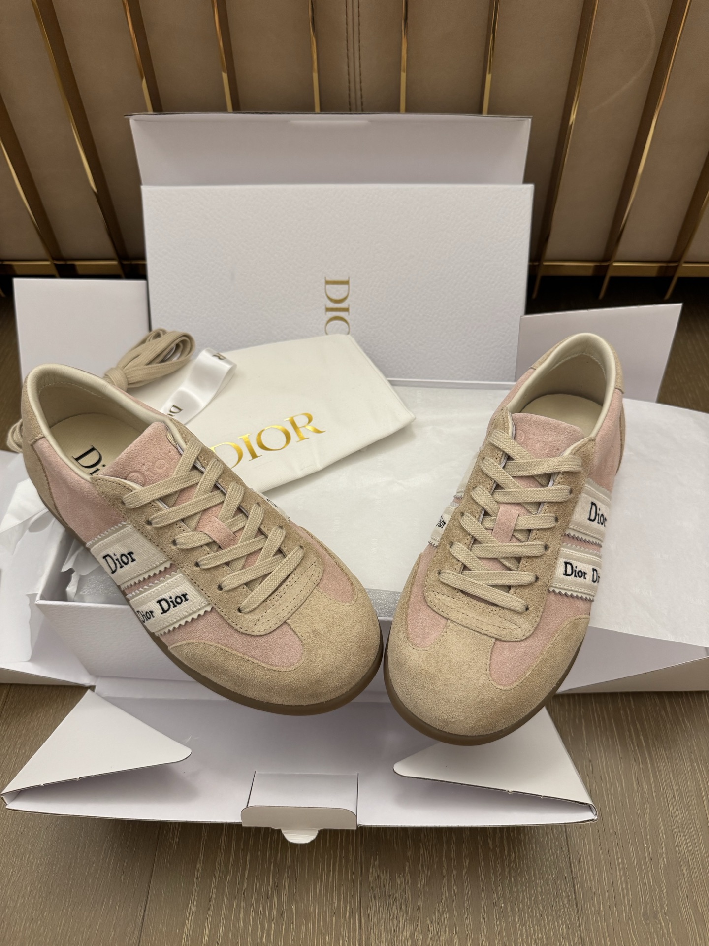 Dior Ribbon 26 신상 독일군 스니커즈 여성용