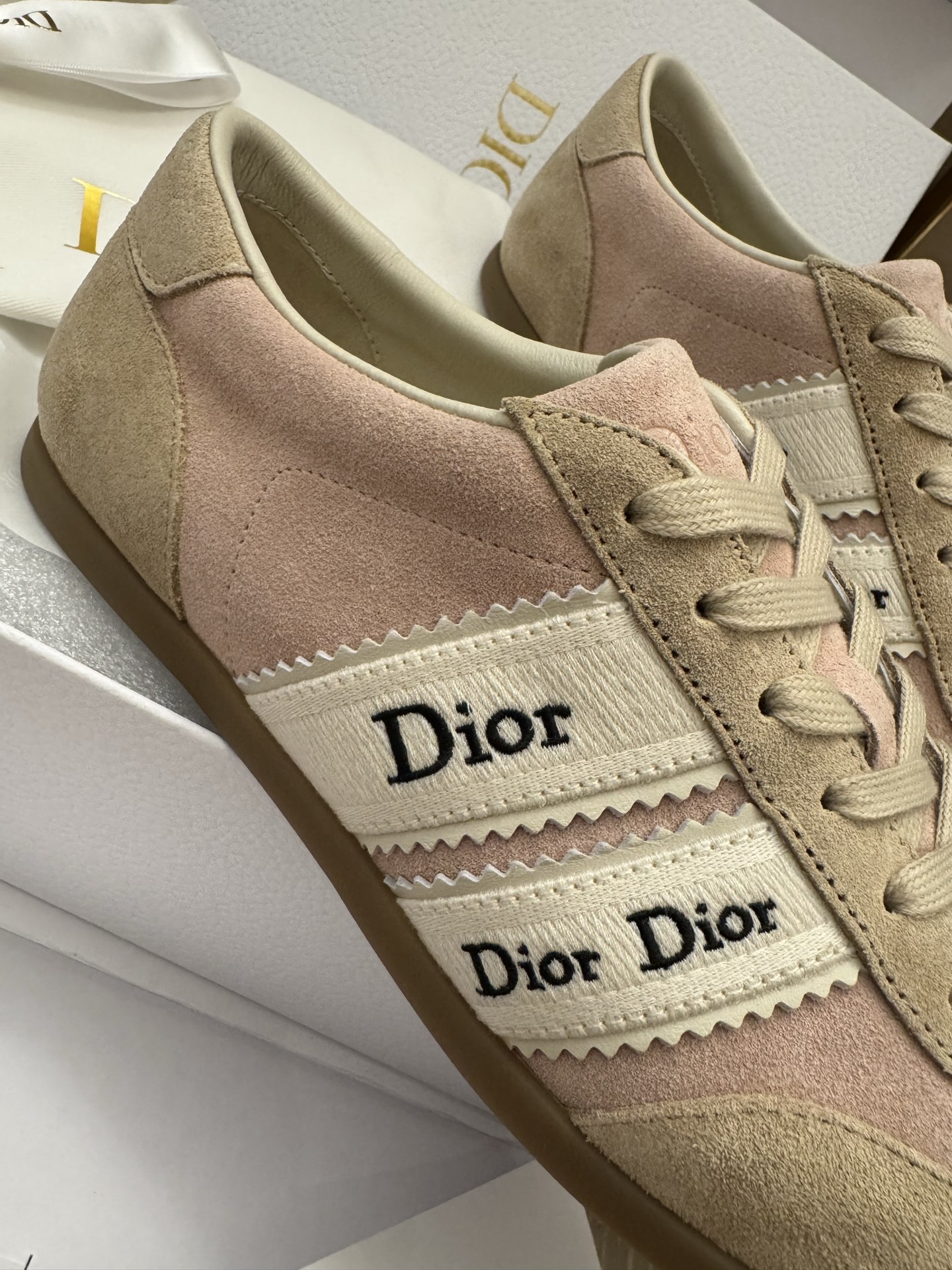 Dior Ribbon 26 신상 독일군 스니커즈 여성용