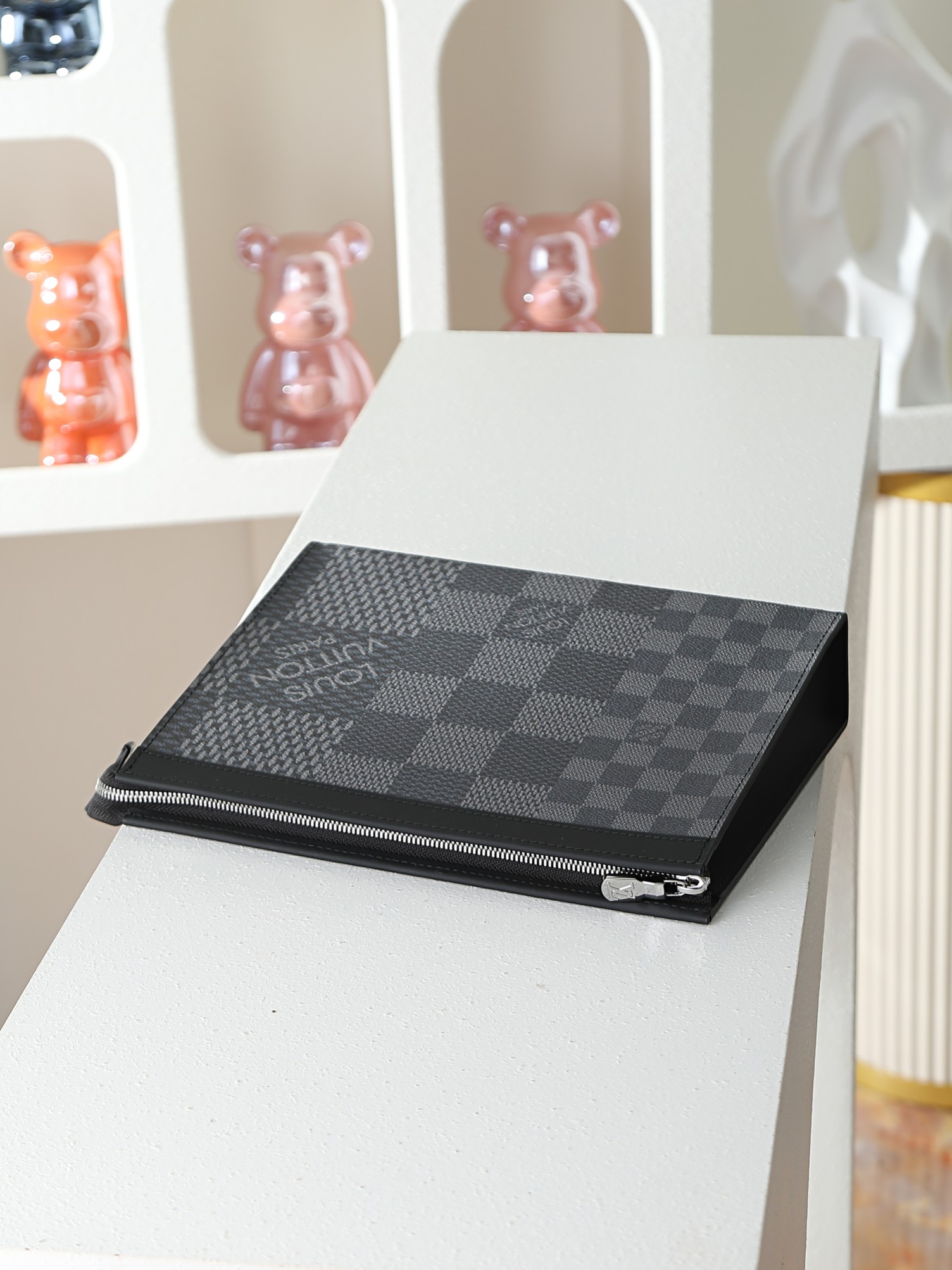 루이비통 M60444 Pochette Voyage Damier Graphite 3D 스타일 클러치백