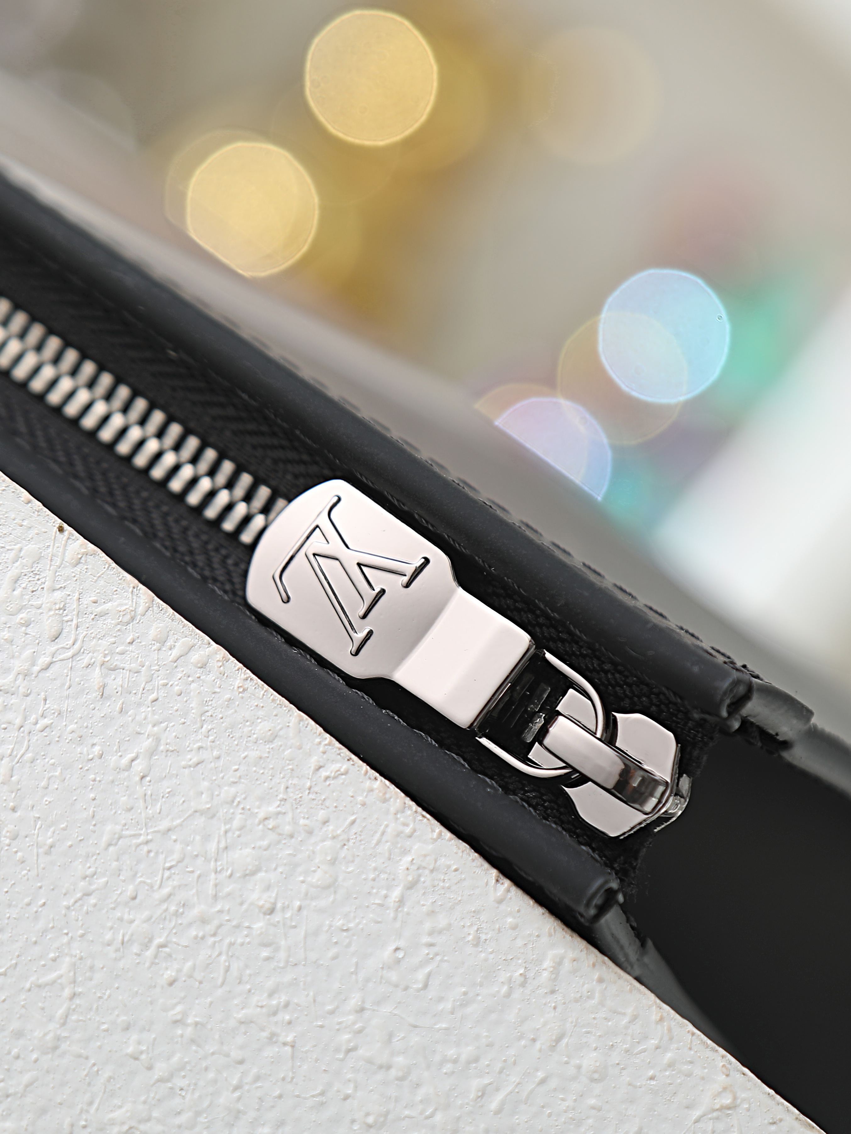 루이비통 M64440 Pochette Voyage 후지와라 히로시 협업 스트라이프 스타일 클러치백