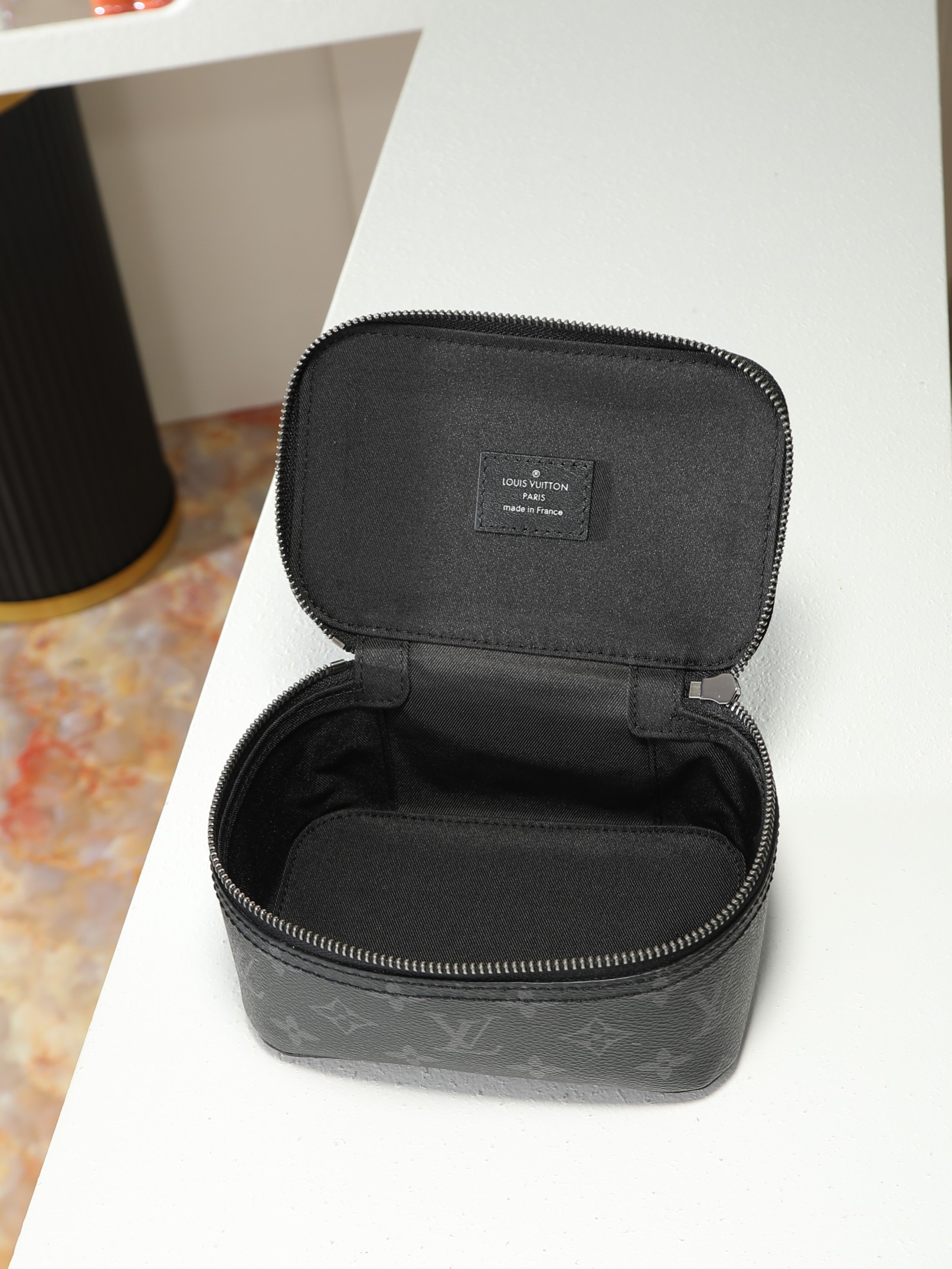 루이비통 M43688 블랙 모노그램 플라워 스타일 Packing Cube 소형 여행용 수납 파우치
