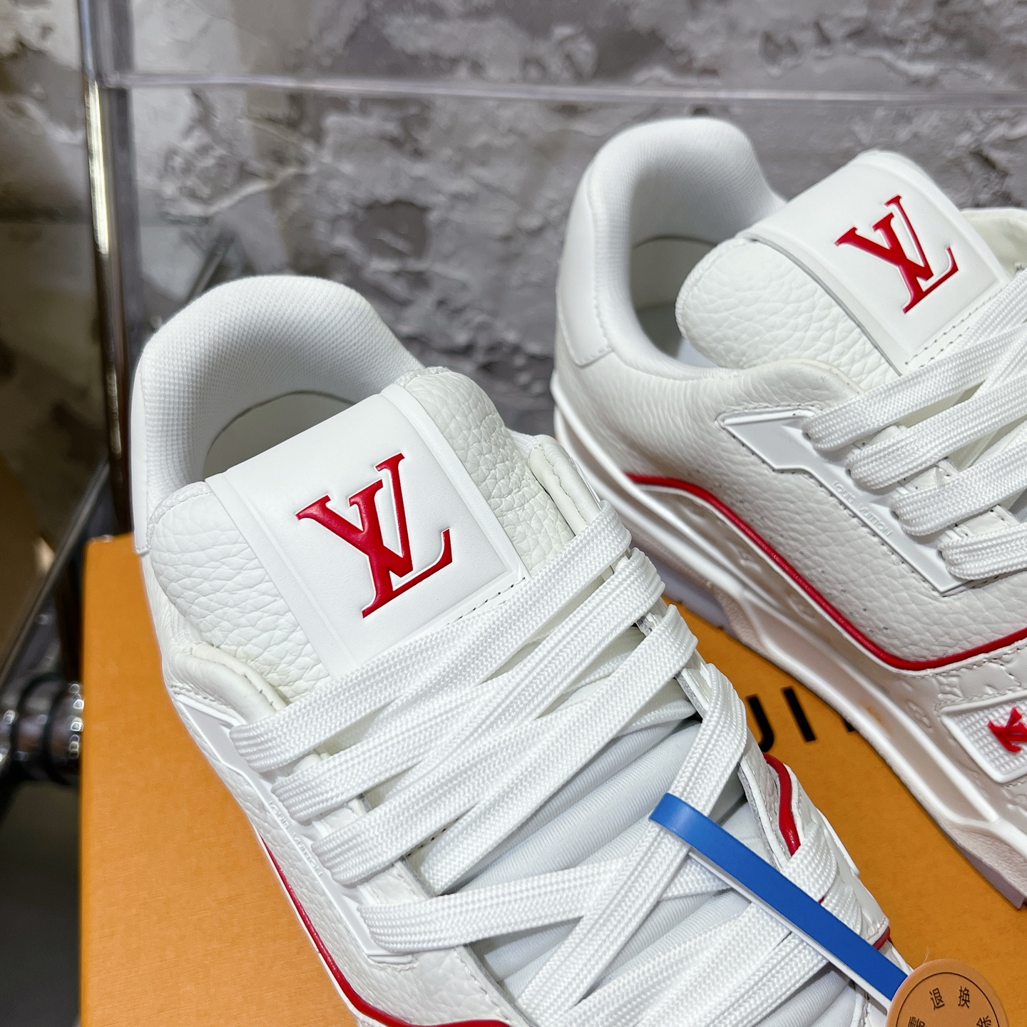 루이비통 LV Trainer 스타일 커플용 로우탑 스니커즈