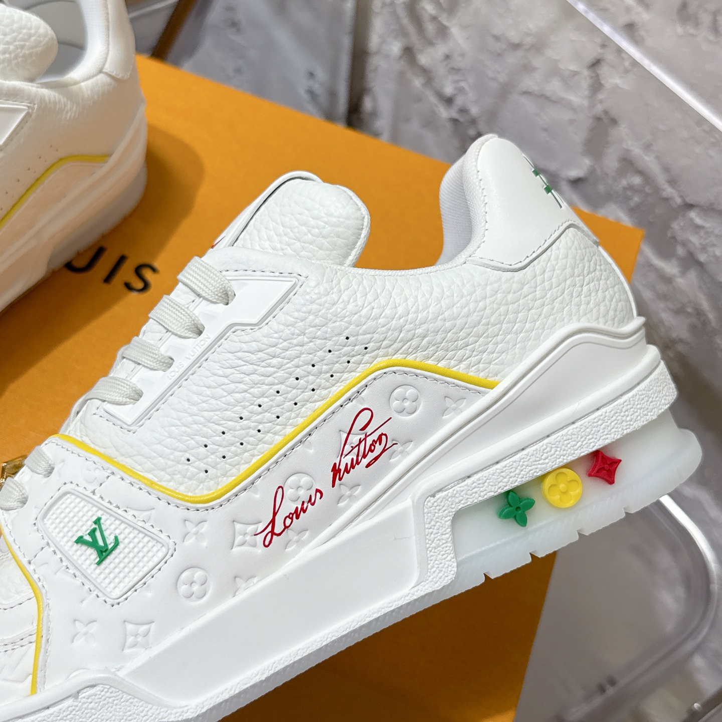루이비통 LV Trainer 스타일 커플용 로우탑 스니커즈