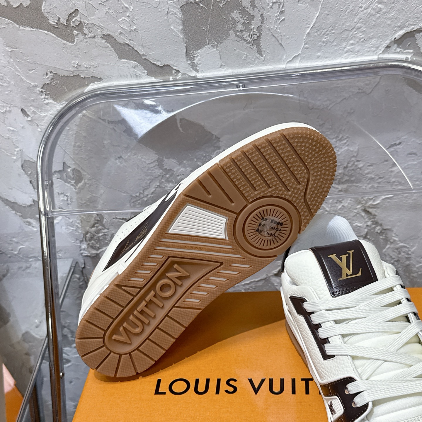루이비통 LV Trainer 스타일 남성용 로우탑 스니커즈