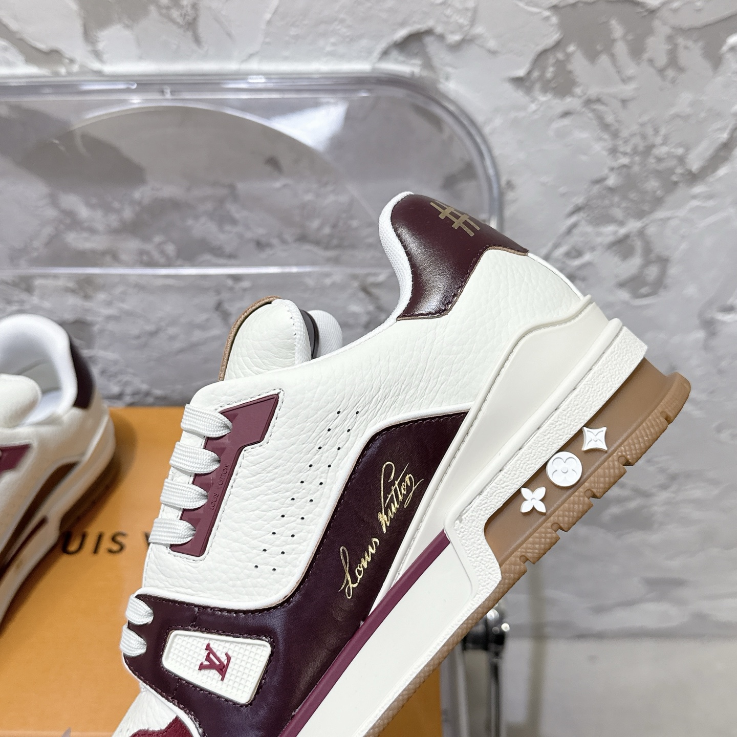 루이비통 LV Trainer 스타일 남성용 로우탑 스니커즈