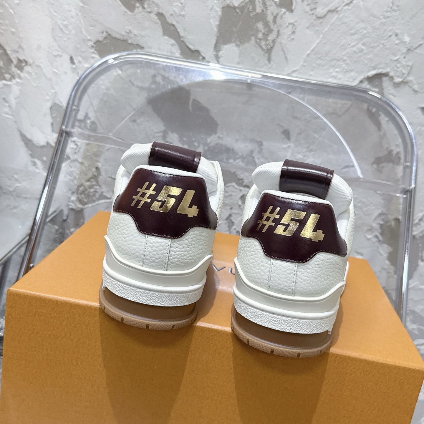 루이비통 LV Trainer 스타일 남성용 로우탑 스니커즈