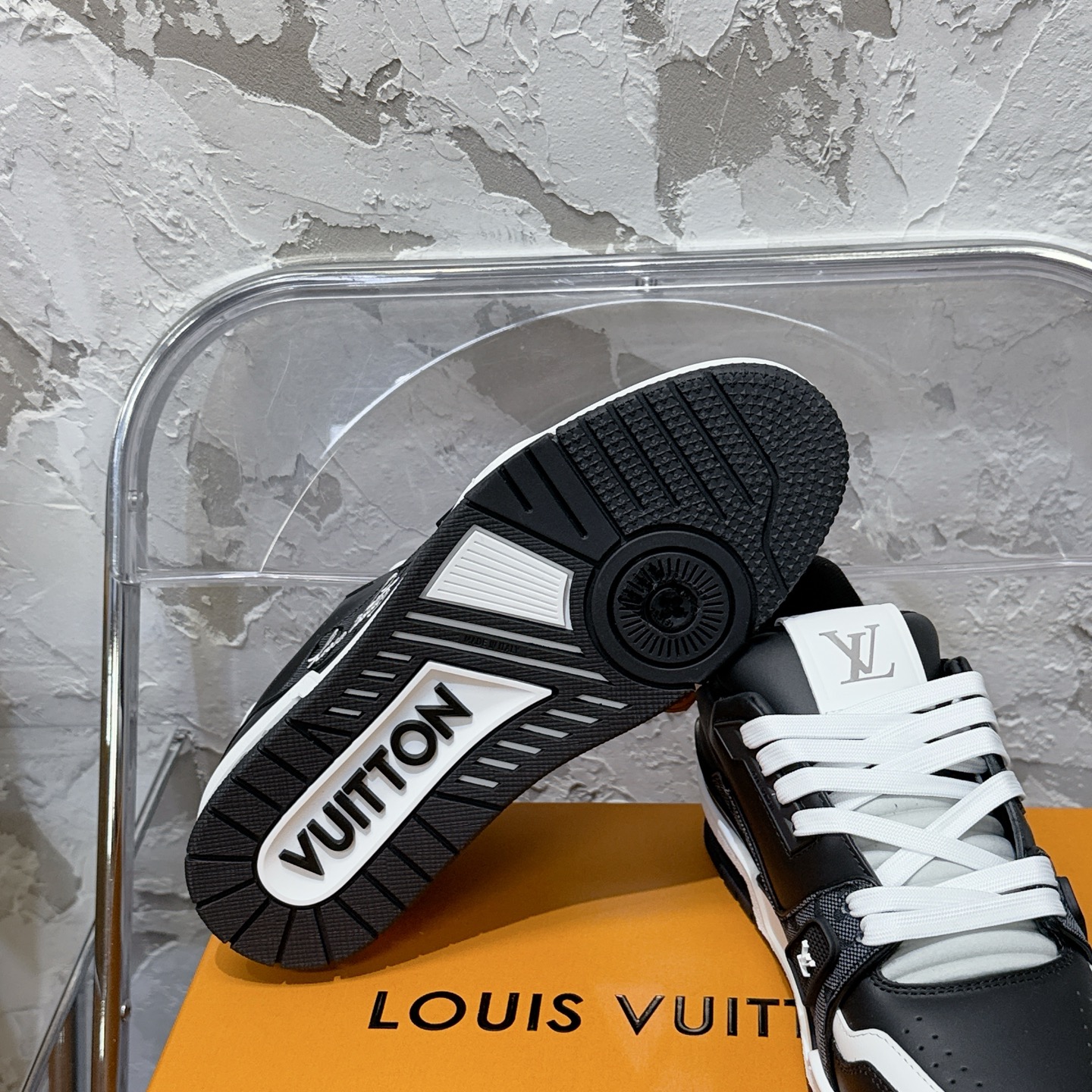 루이비통 LV Trainer 스타일 남성용 로우탑 스니커즈