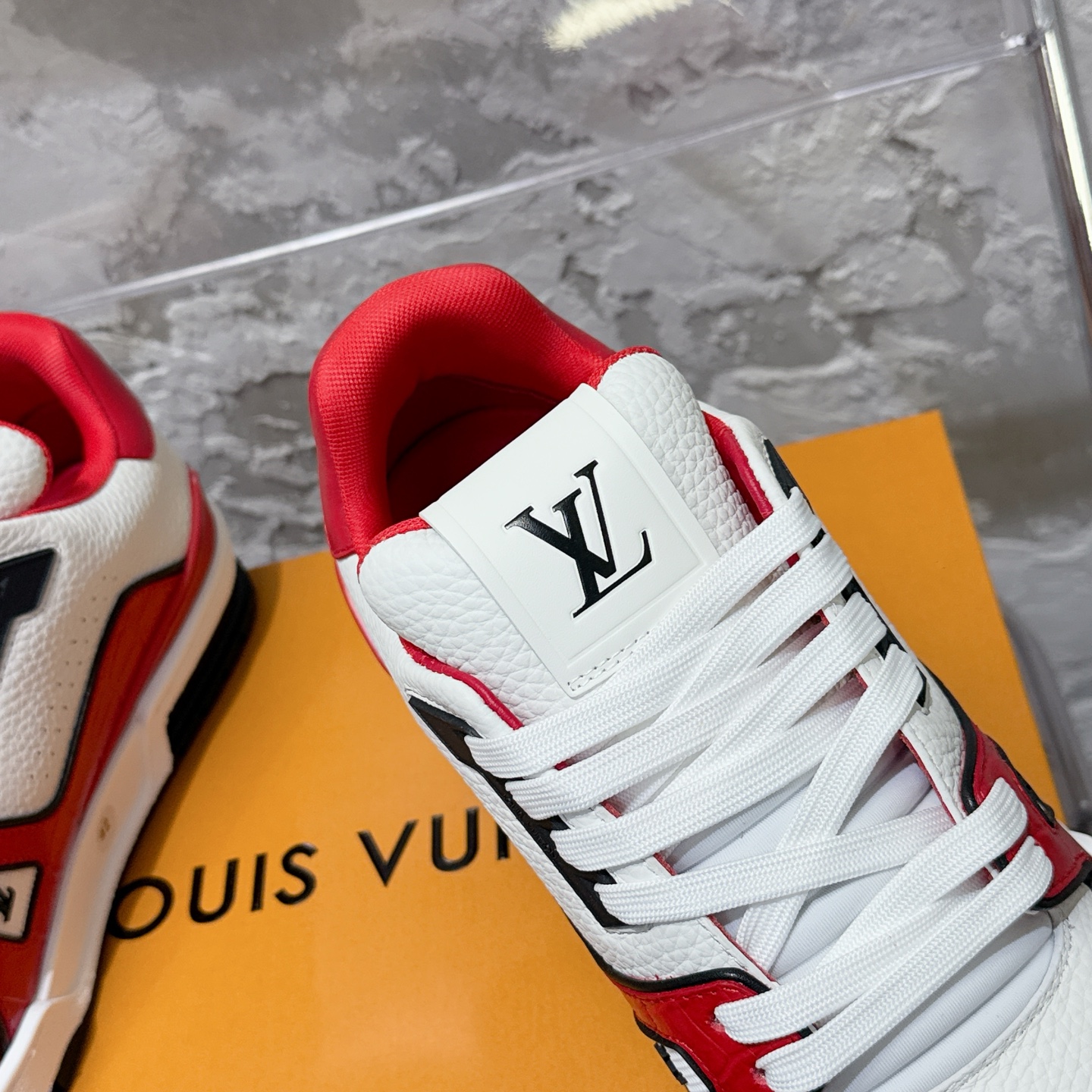 루이비통 LV Trainer 스타일 남성용 로우탑 스니커즈