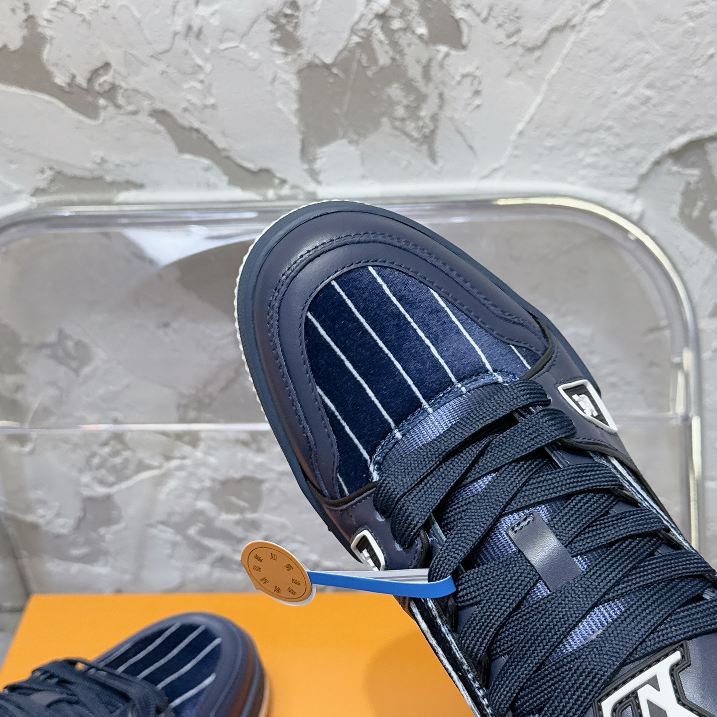 루이비통 LV Trainer 스타일 남성용 로우탑 스니커즈