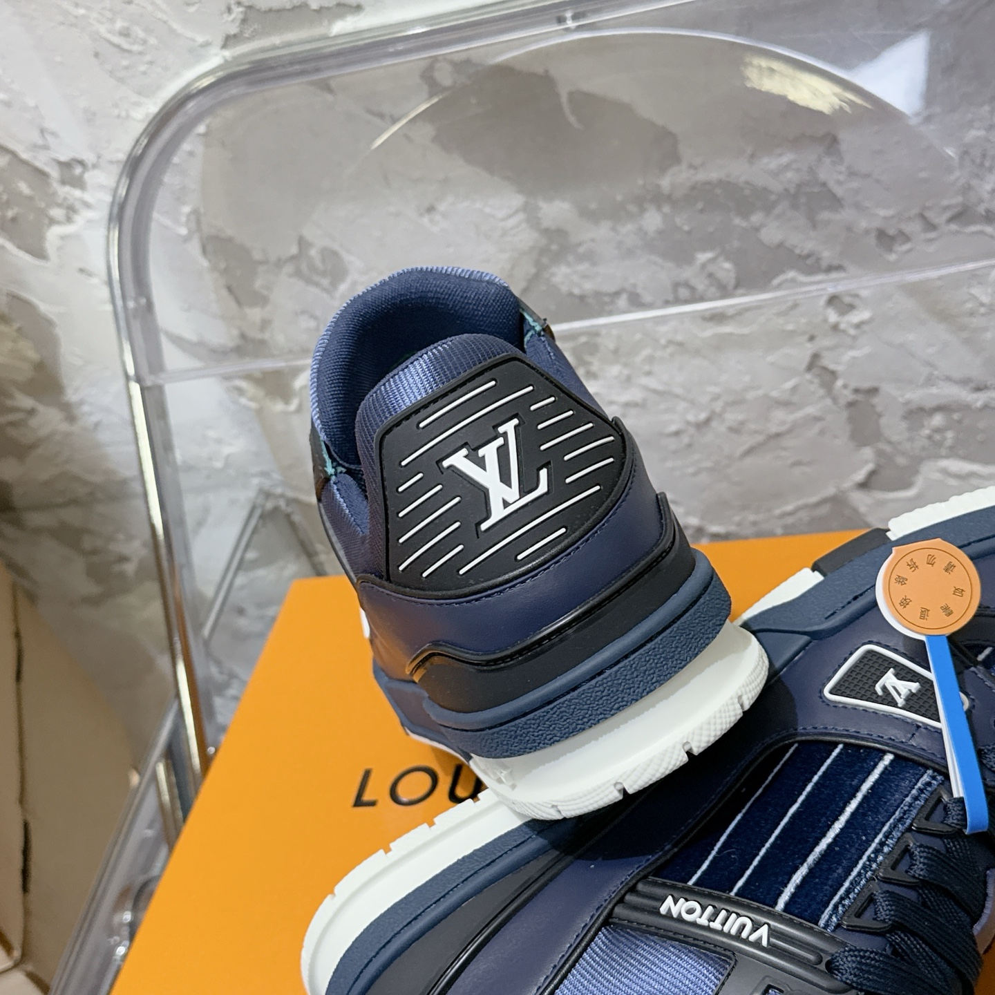 루이비통 LV Trainer 스타일 남성용 로우탑 스니커즈