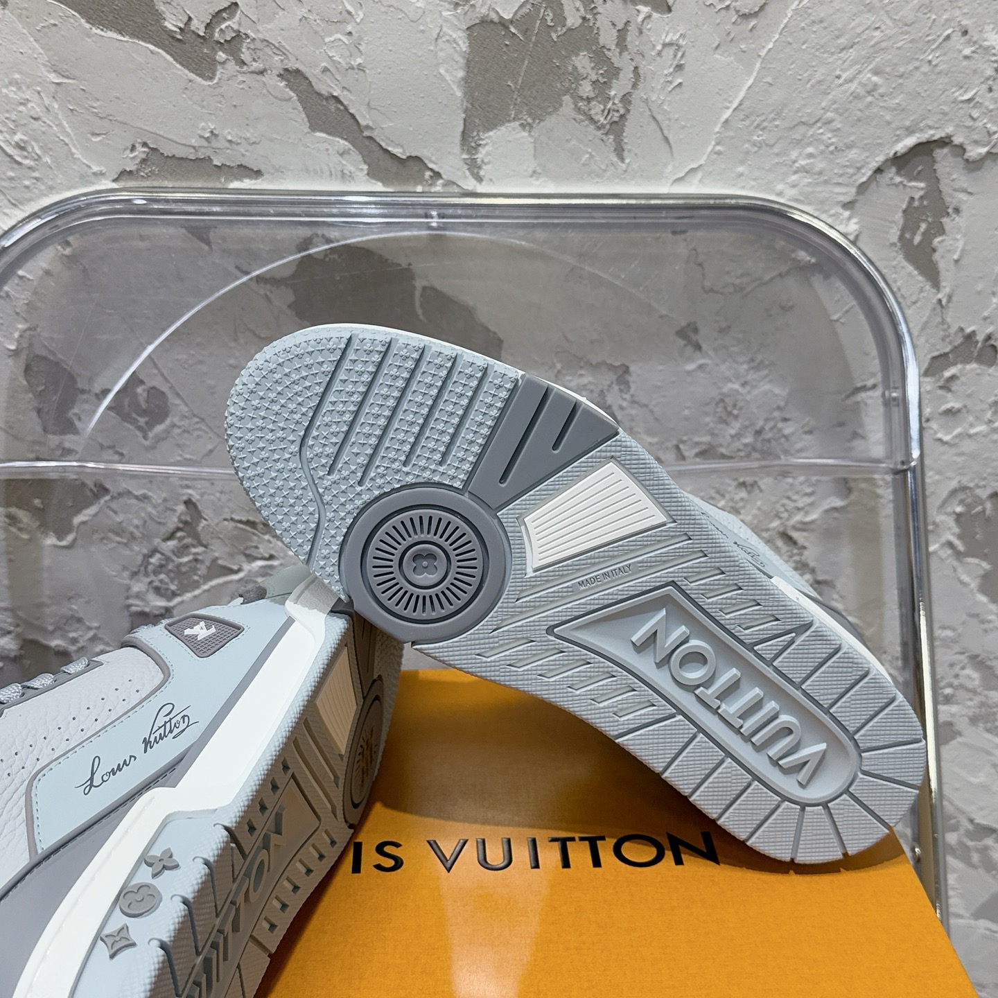 루이비통 LV Trainer 스타일 남성용 로우탑 스니커즈