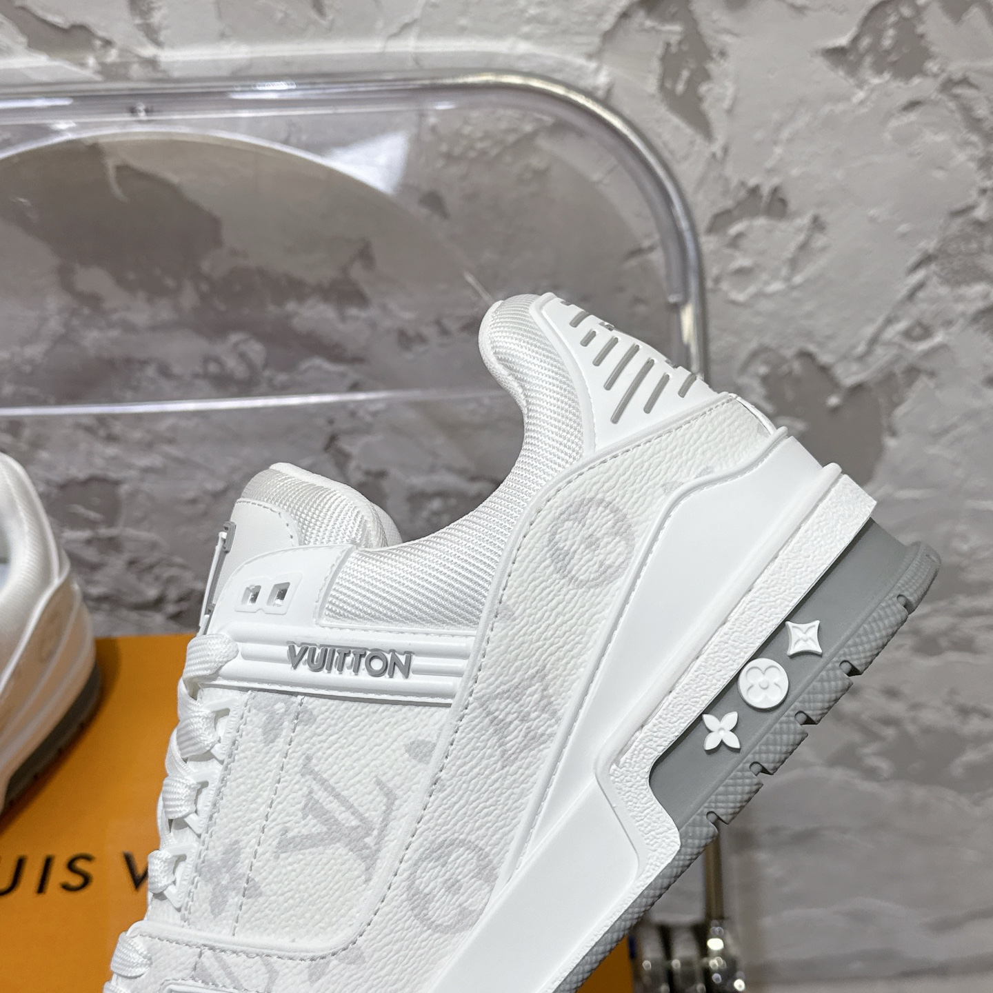루이비통 LV Trainer 스타일 남성용 로우탑 스니커즈