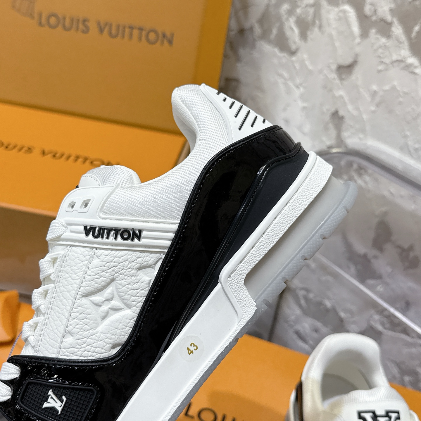 루이비통 LV Trainer 스타일 남성용 로우탑 스니커즈