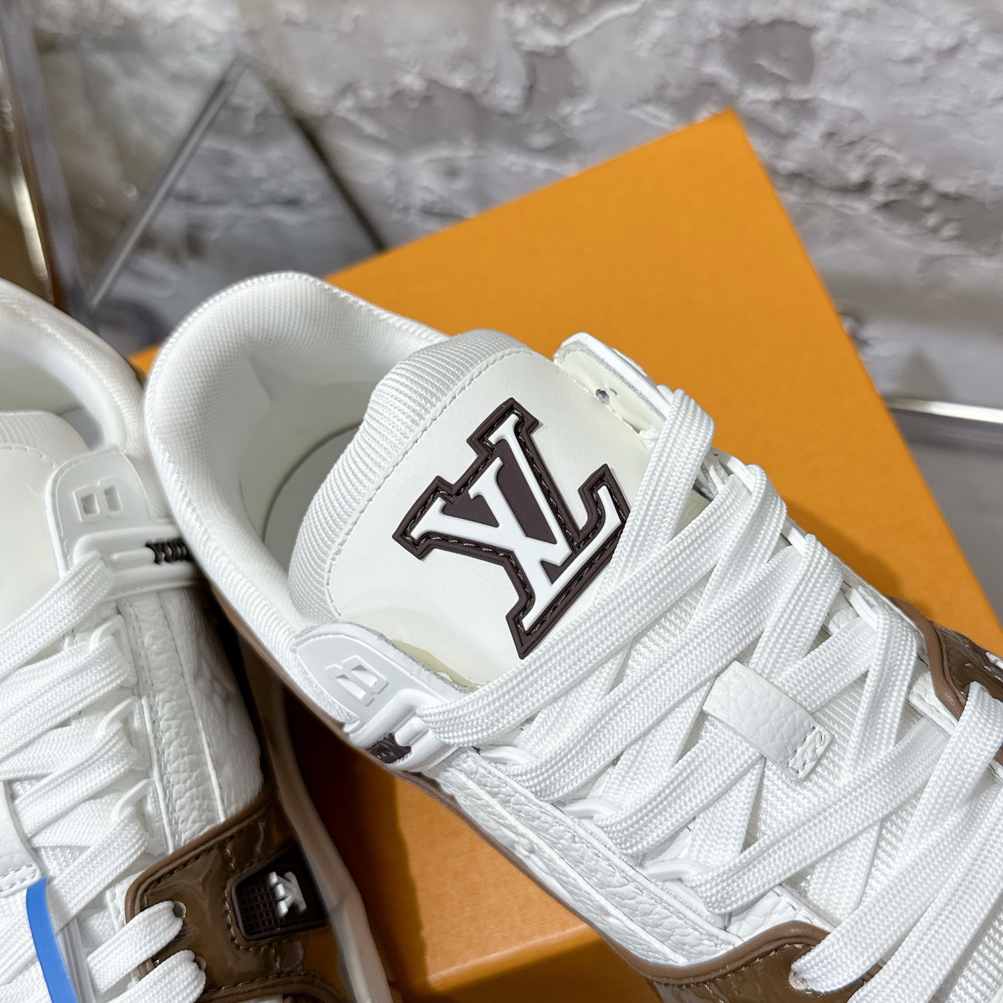 루이비통 LV Trainer 스타일 남성용 로우탑 스니커즈