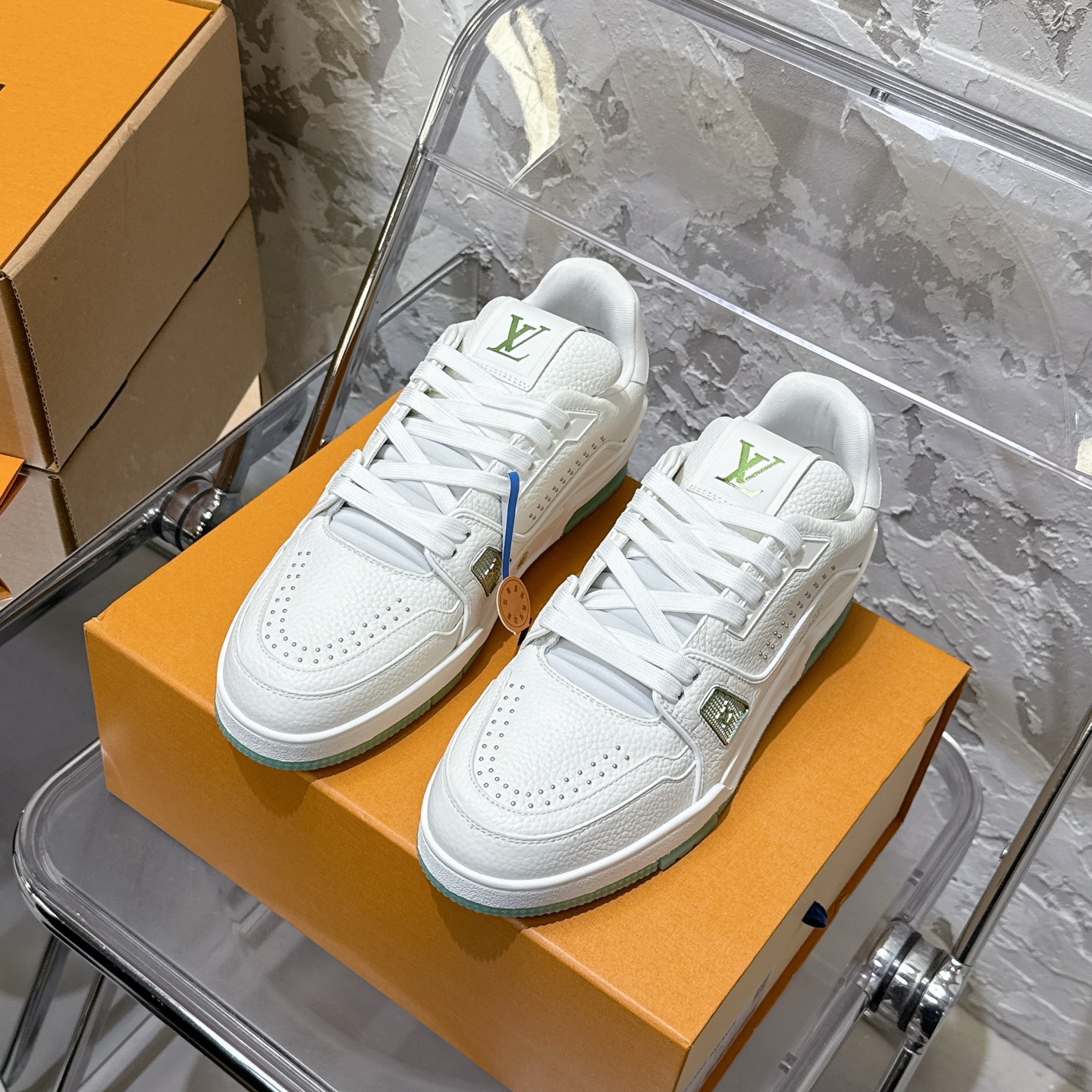 루이비똥 LV trainer 시리즈 캐주얼 스니커즈