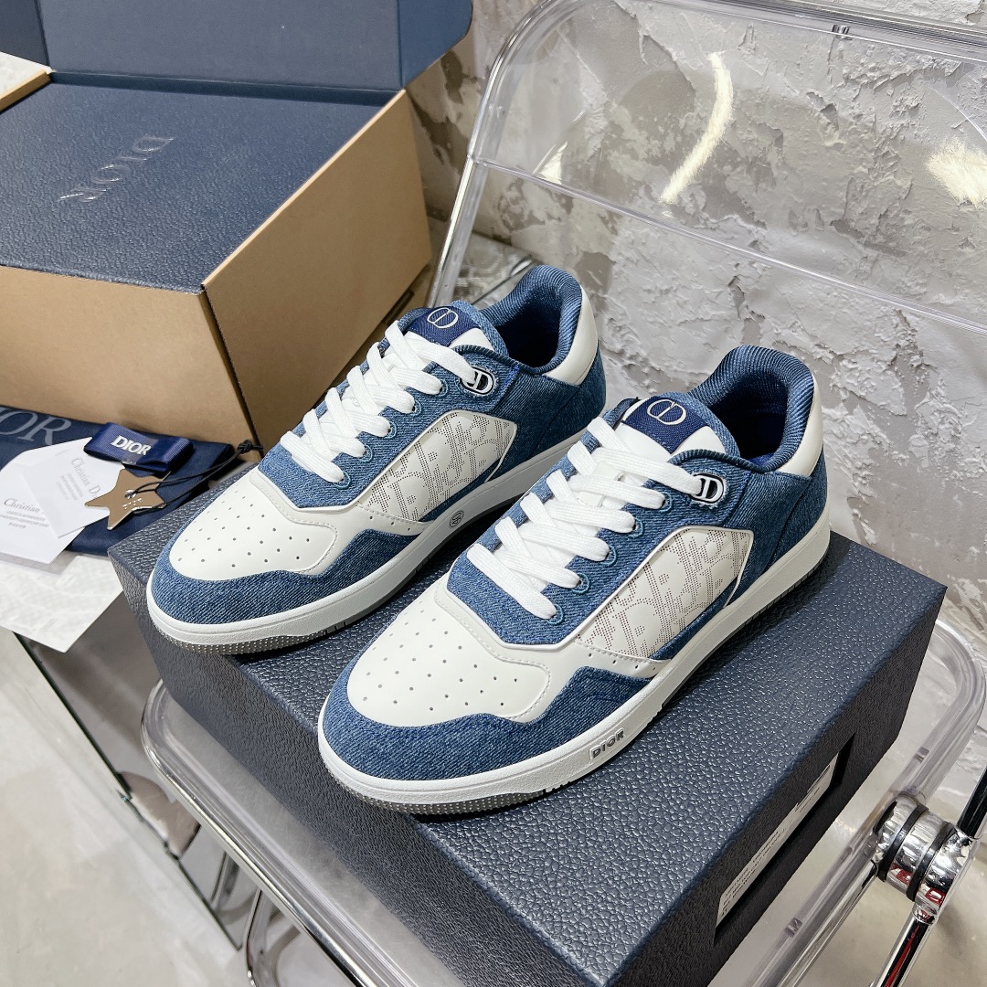 디올 B27 스타일 남성용 캐주얼 스니커즈