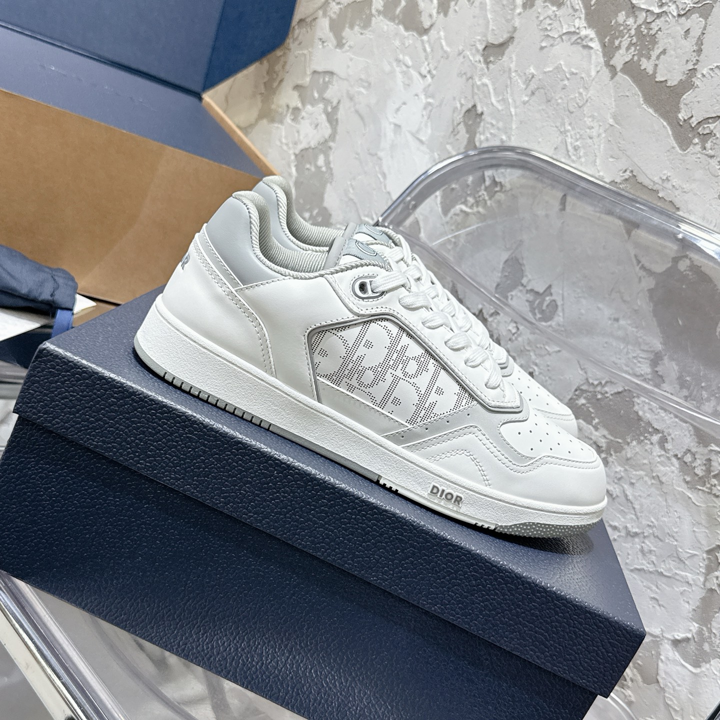 디올 B27 스타일 남성용 캐주얼 스니커즈